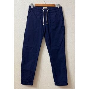 Pact Woven Twill Roll Up Pants - S